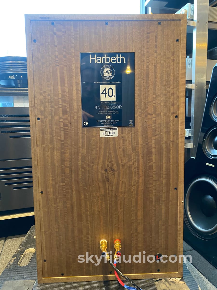 Harbeth 40.2 - 40Th Anniversary Edition Speakers Mint & Complete