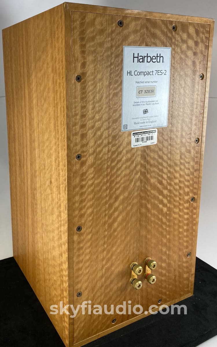 Harbeth Hl Compact 7Es-2 Speakers In A Gorgeous Eucalyptus Finish
