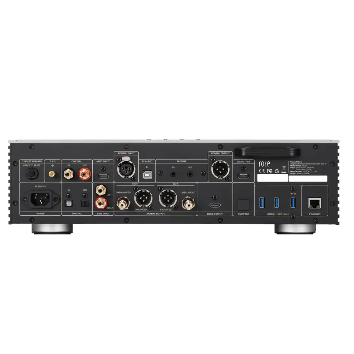 Hifi Rose Rs151 High Performance Network Streamer - New Release Preorder Now Cd + Digital