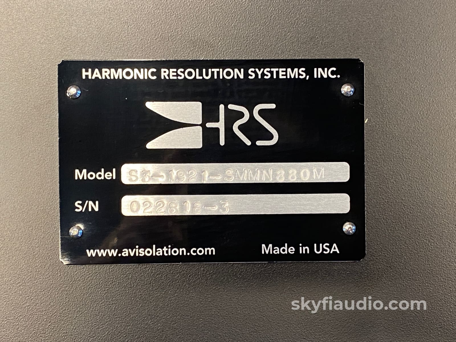 Hrs S3-1921 Isolation Base Large 21 X 19 Accessory