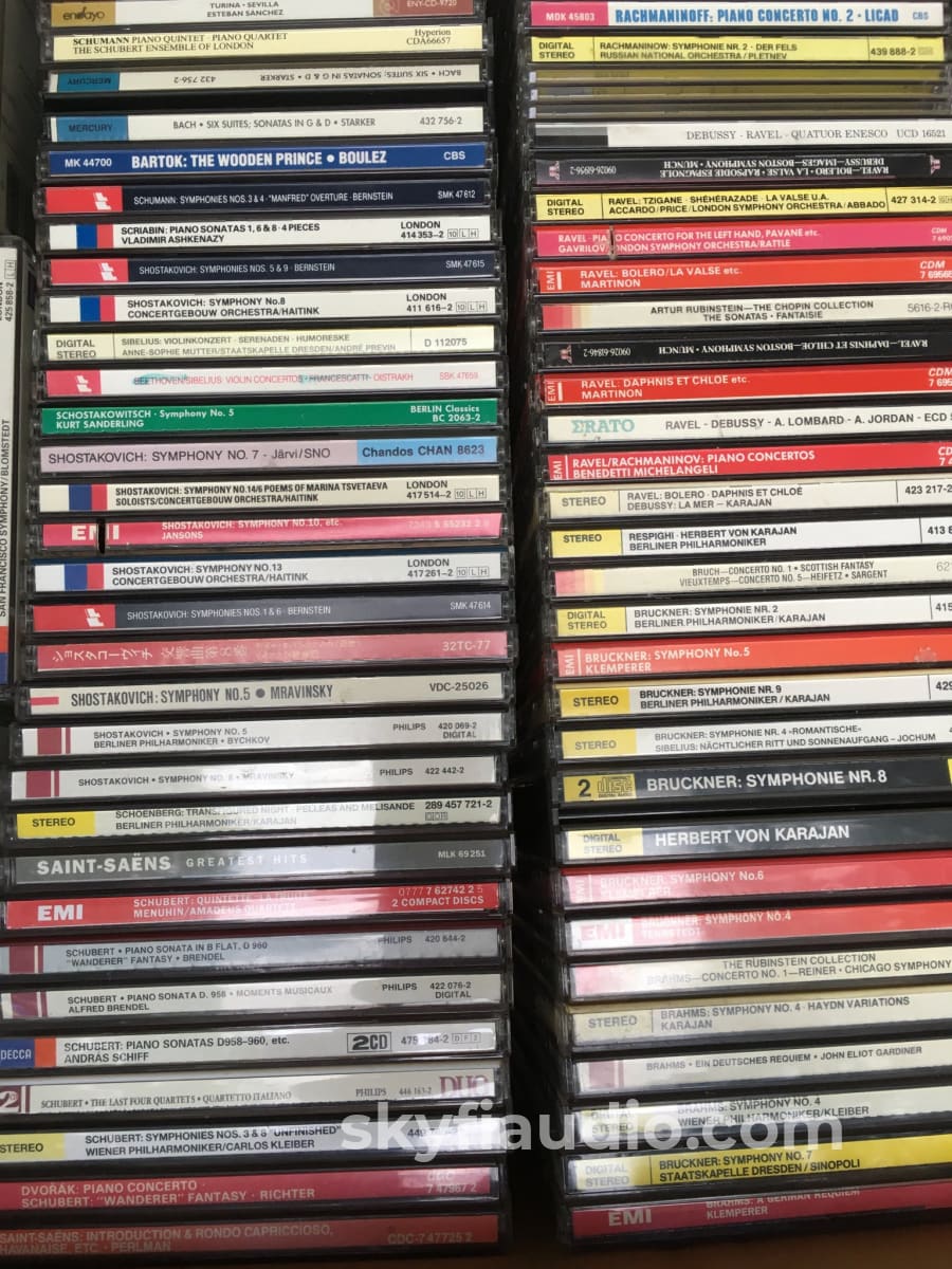 Huge Classical Cd Collection - 650 Cds Music