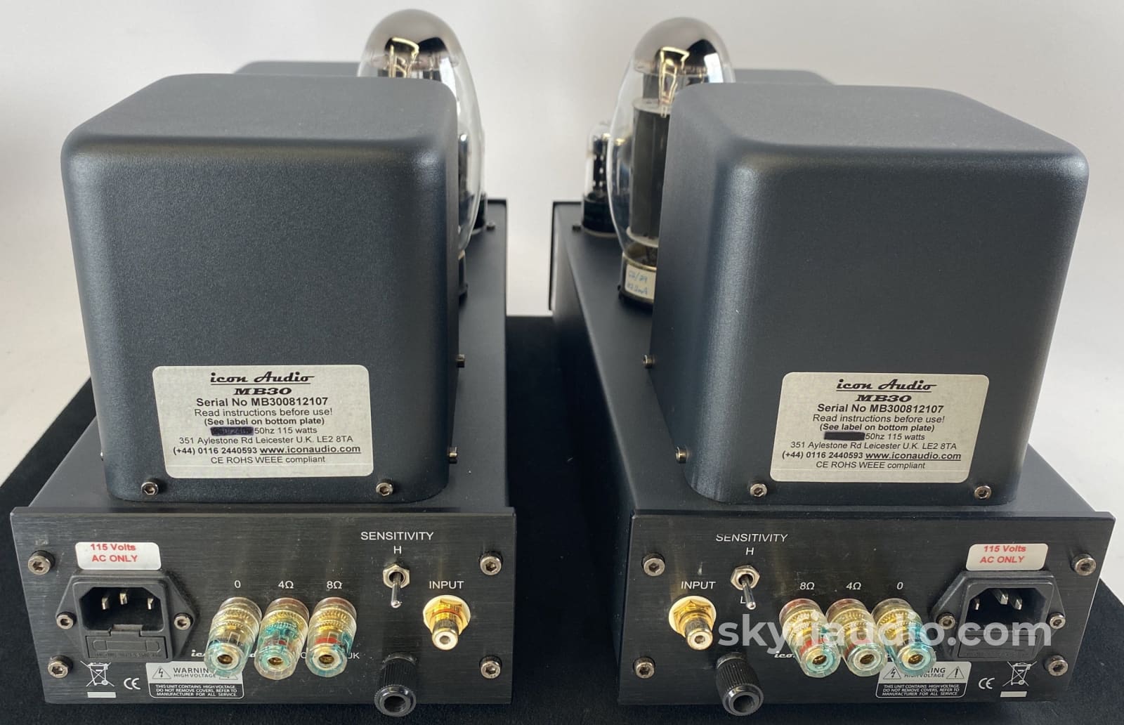 Icon Audio - Mb30Se Tube Monoblock Amplifiers British Made Amplifier