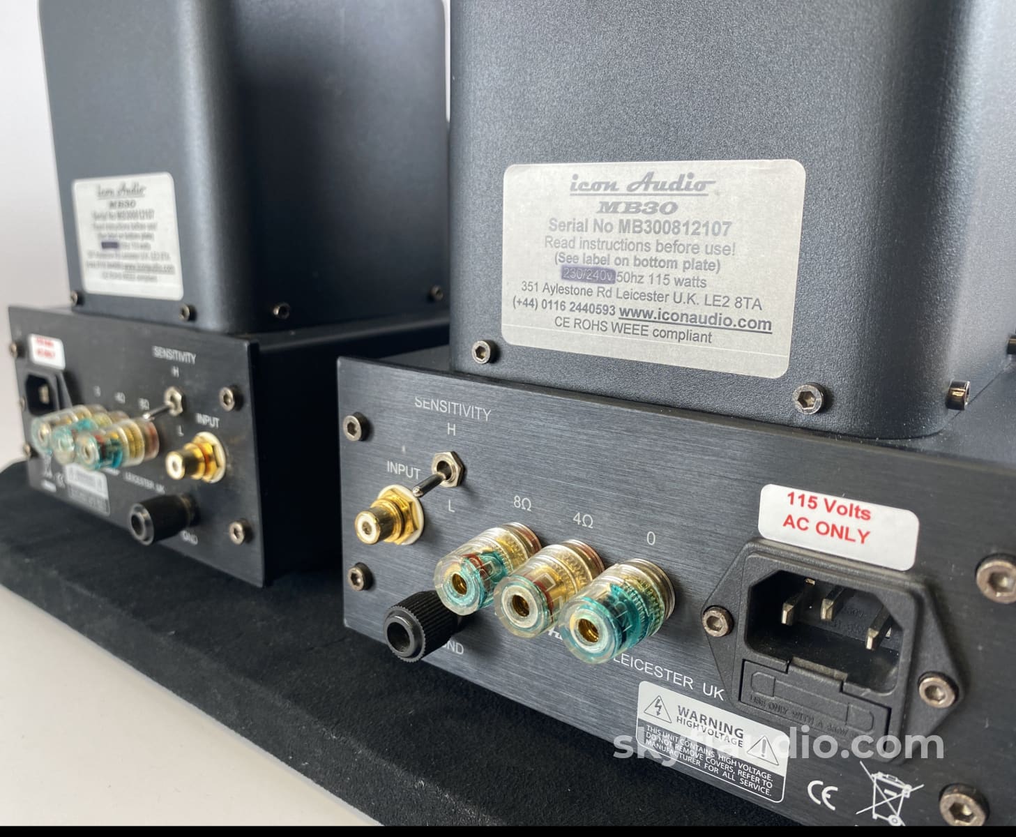 Icon Audio - Mb30Se Tube Monoblock Amplifiers British Made Amplifier
