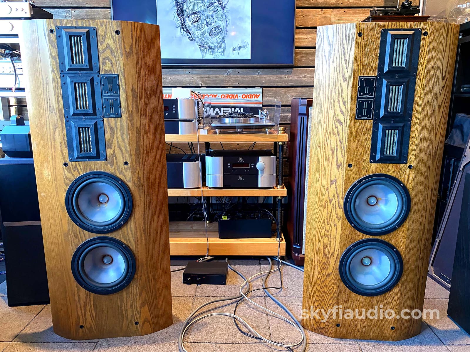 Infinity Reference Standard RS II-A Vintage Ribbon Speakers With LF EQ