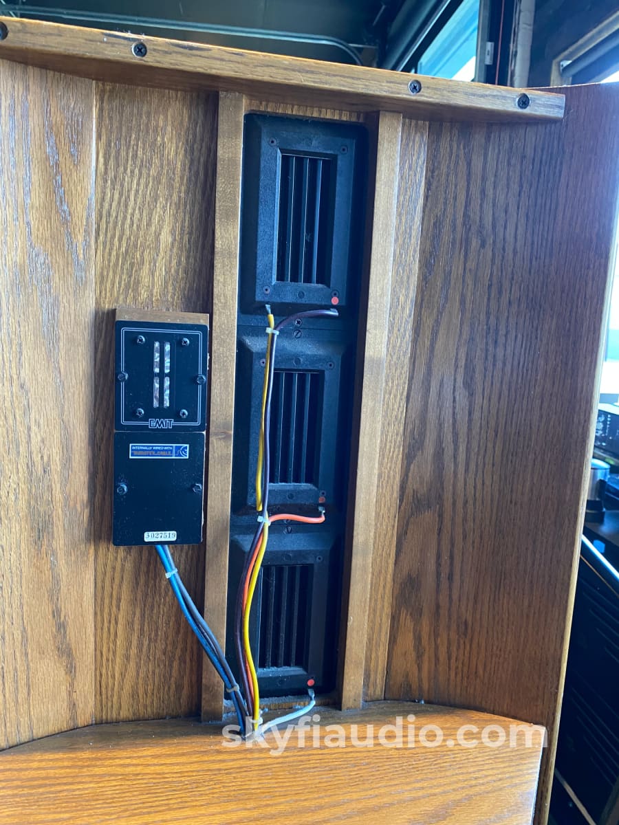 Infinity Reference Standard Rs Ii-A Vintage Ribbon Speakers With Lf Eq Very Clean