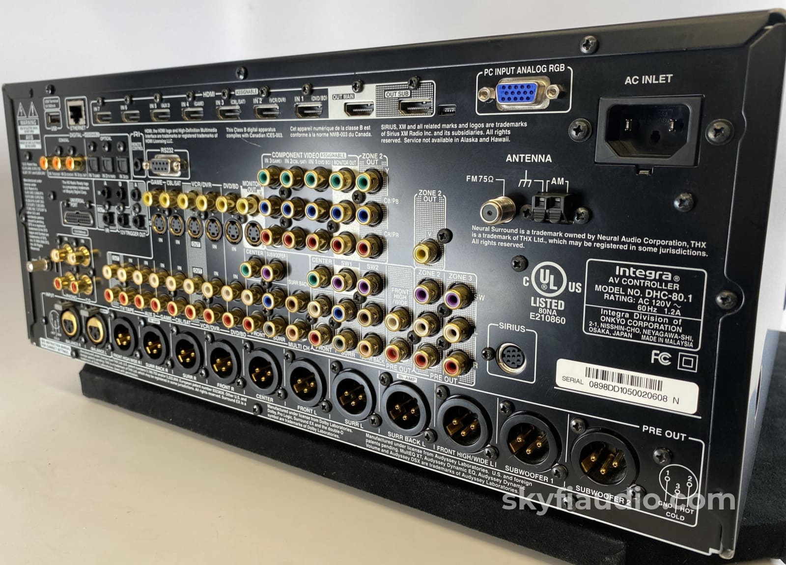 Integra Dhc-80.1 Home Theater Processor - Thx Ultra2 Plus And 9.2 Surround Sound Integrated