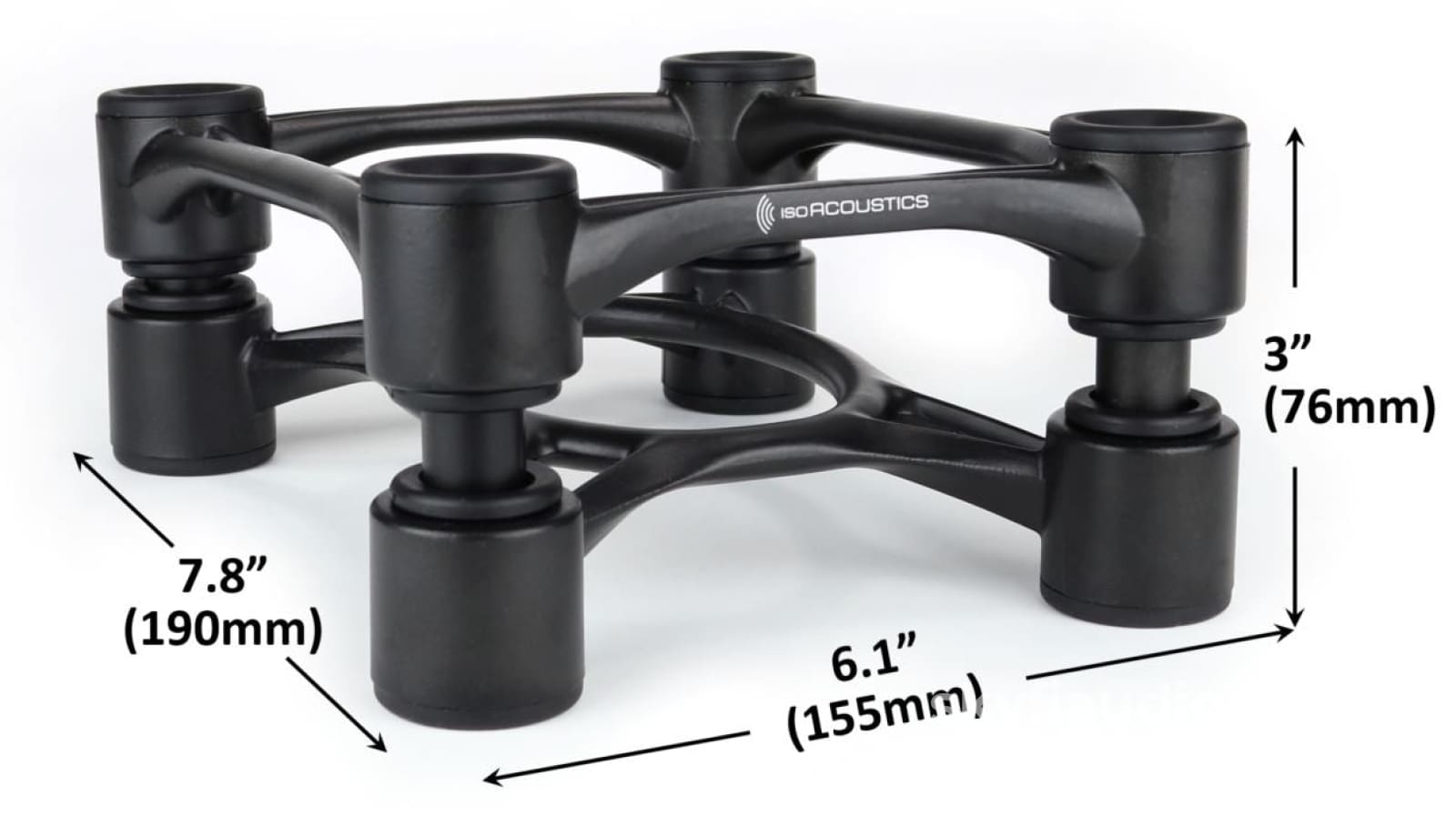 IsoAcoustics Aperta Isolation Stands with Tilt Adjustment (Pair) Accessory
