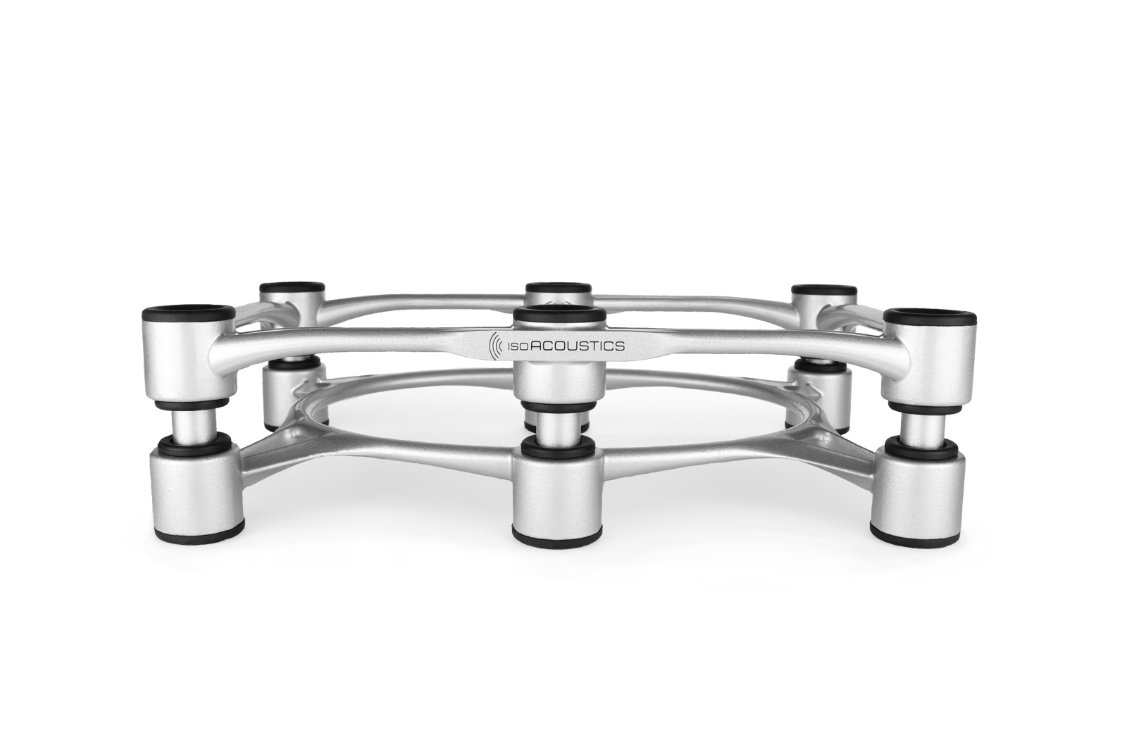 IsoAcoustics Aperta300 Isolation Stand with Tilt Adjustment (Single) Silver Accessory