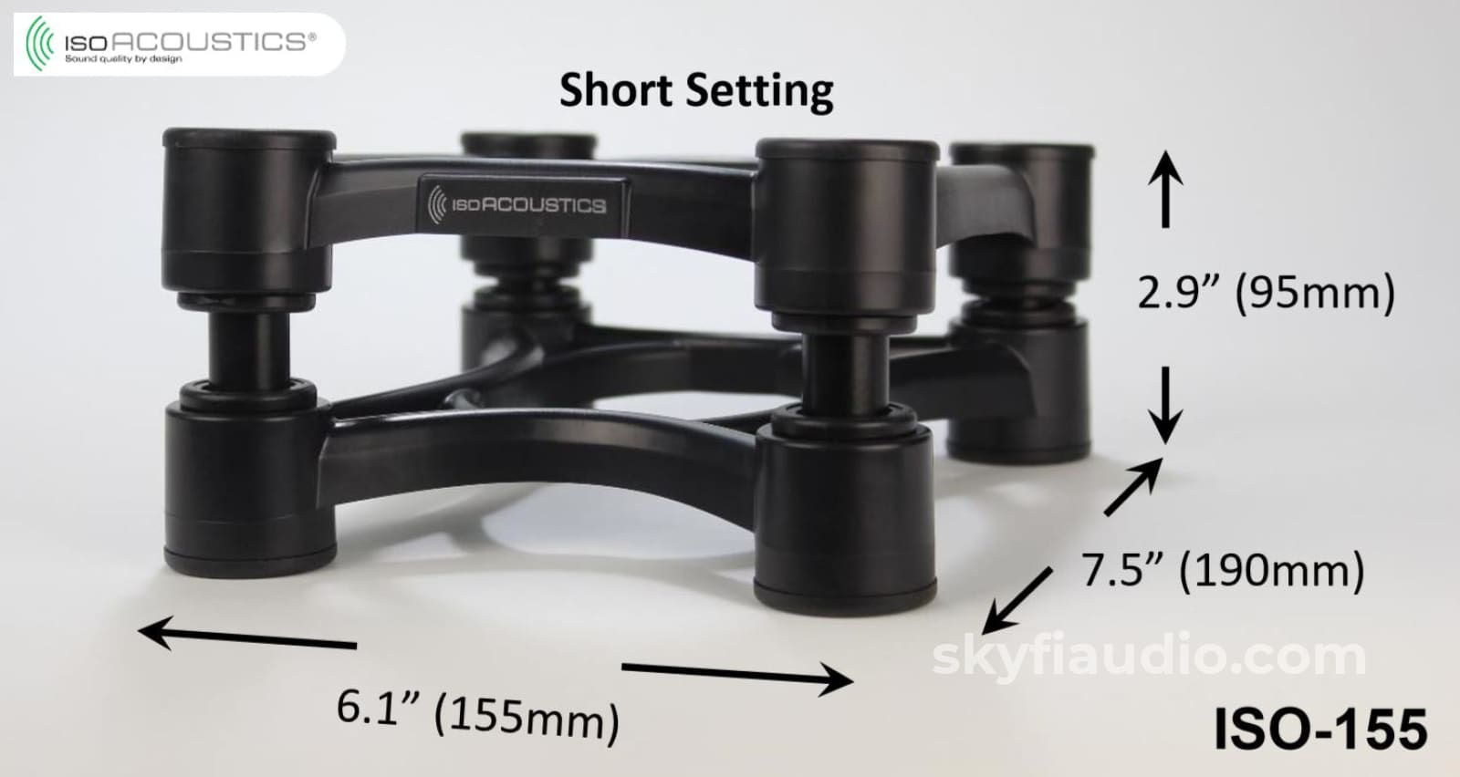 IsoAcoustics ISO Stands for Studio Monitor Isolation Accessory