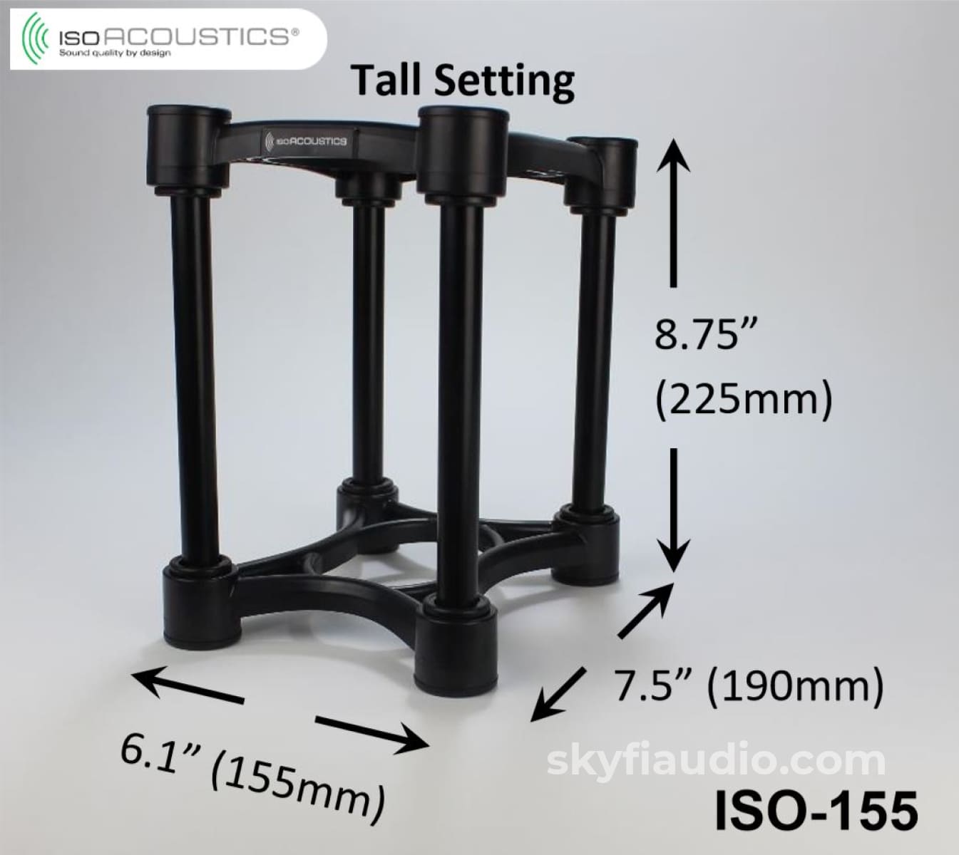 IsoAcoustics ISO Stands for Studio Monitor Isolation Accessory