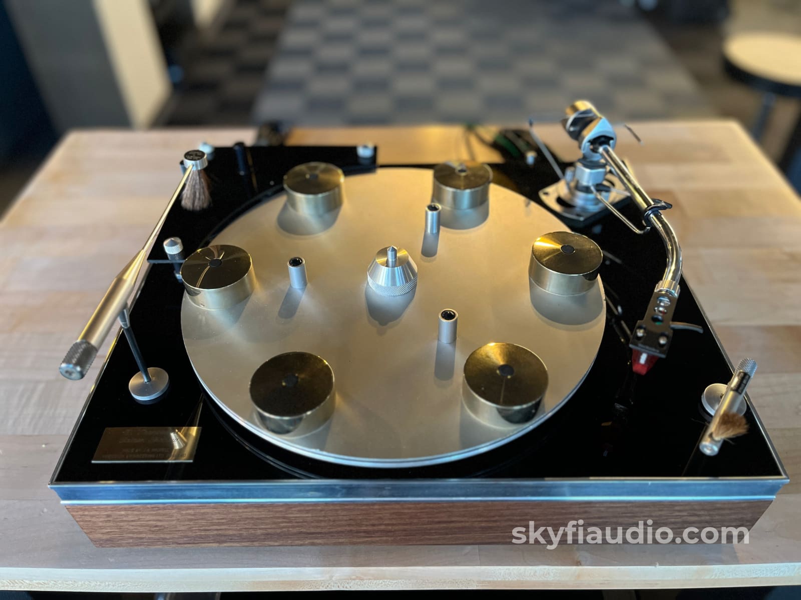 J.A Mitchell Transcriptor Golden Shadow Vintage Turntable - W/ Orfoton 2m Red Phono Cartridge Turntable