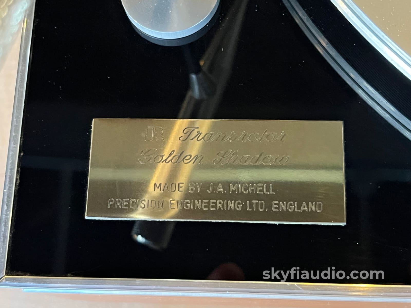 J.A Mitchell Transcriptor Golden Shadow Vintage Turntable - W/ Orfoton 2m Red Phono Cartridge Turntable