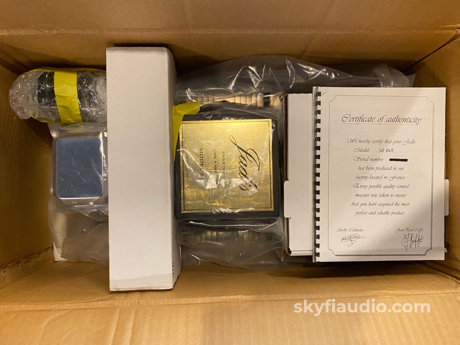 Jadis 845Se Triode Monoblock Tube Amplifier Pair - Open Box W/New Caps