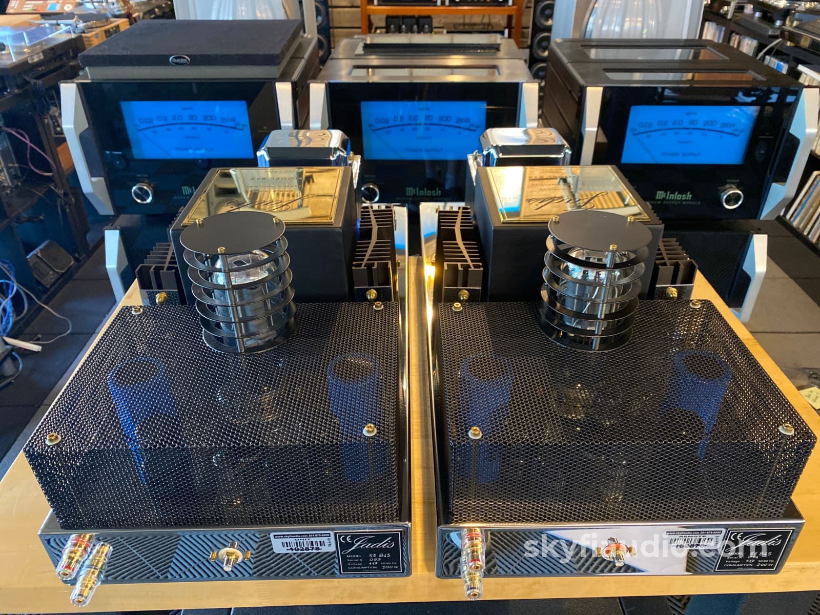 Jadis 845Se Triode Monoblock Tube Amplifier Pair - Open Box W/New Caps