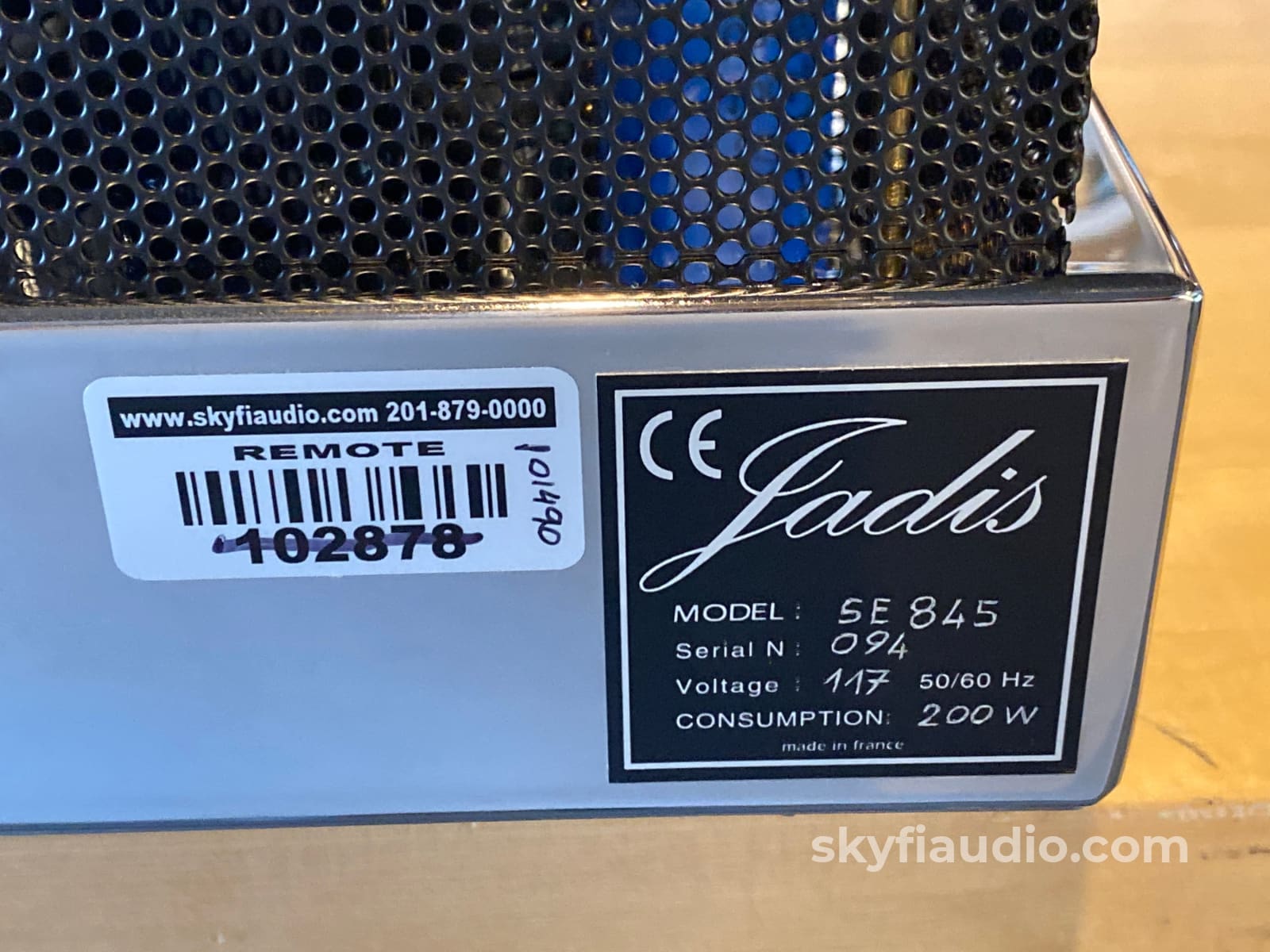 Jadis 845Se Triode Monoblock Tube Amplifier Pair - Open Box W/New Caps