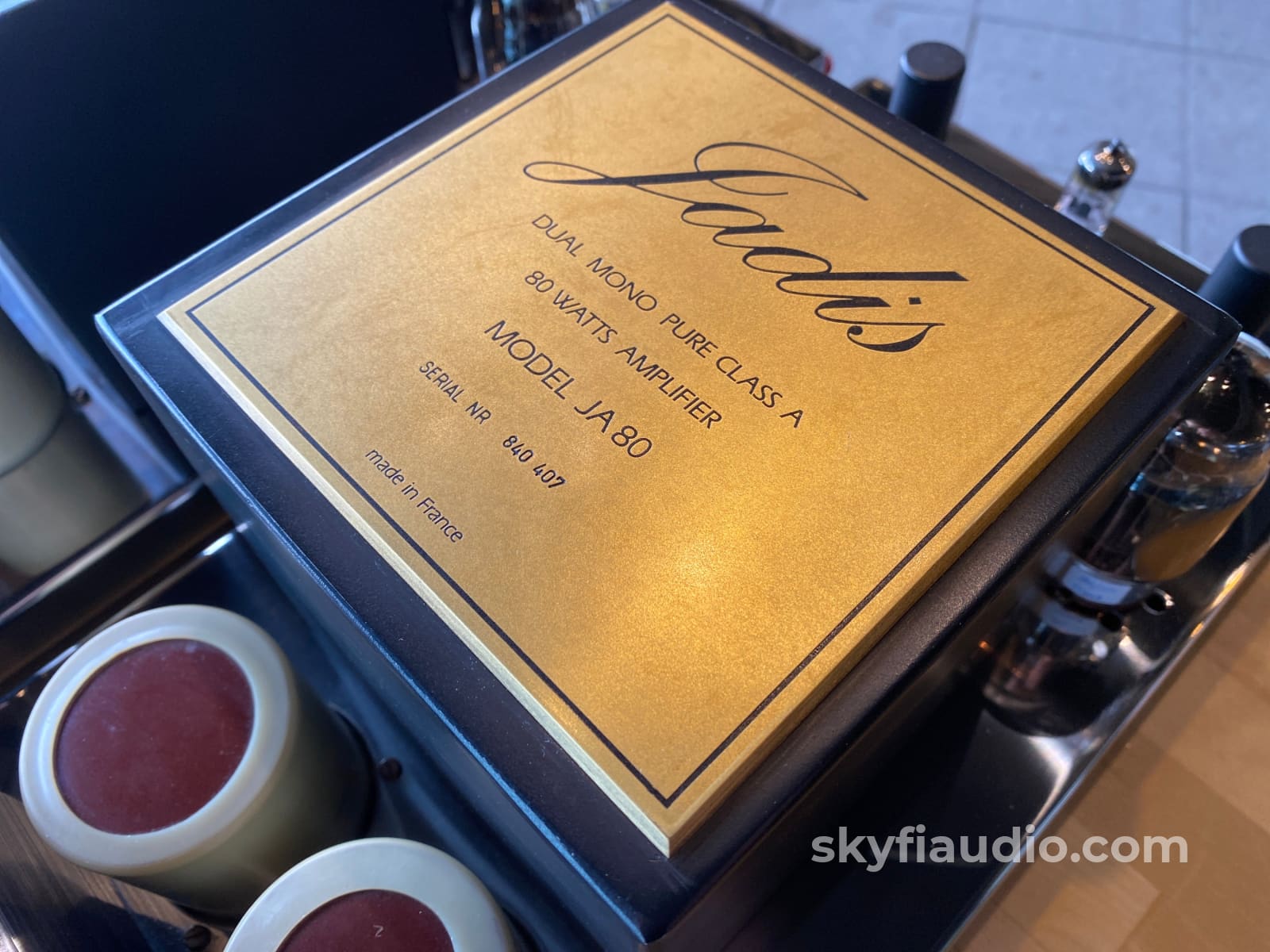 Jadis Ja80 Tube Monoblocks W/Sound Anchor Stands - Made In France Amplifier