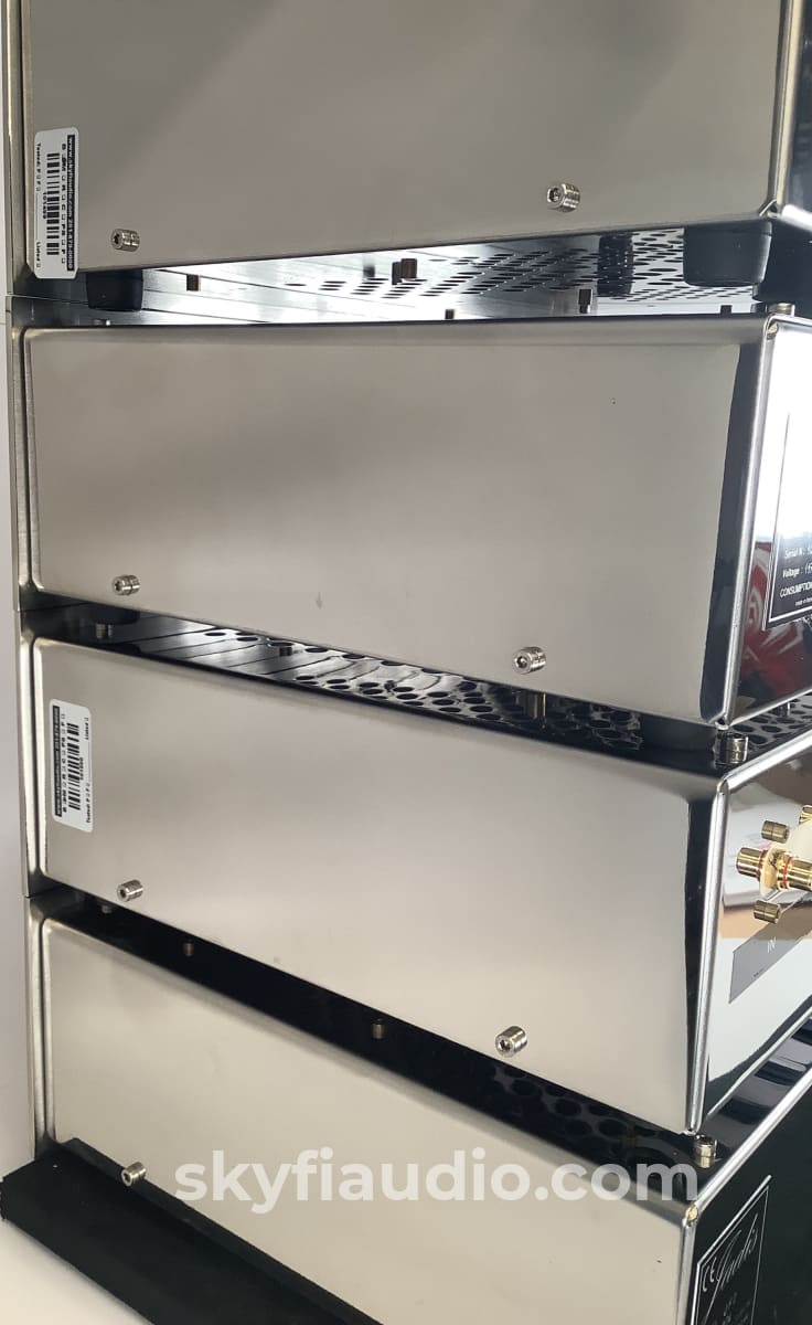 Jadis Jf2 Tube Electronic 4-Way Crossover - 4 Chassis Dual Mono Setup Including Power Supplies