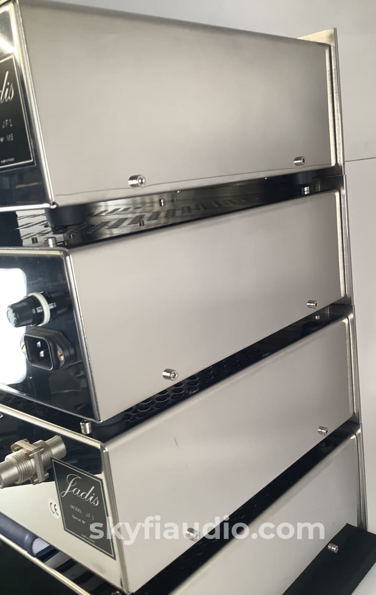 Jadis Jf2 Tube Electronic 4-Way Crossover - 4 Chassis Dual Mono Setup Including Power Supplies