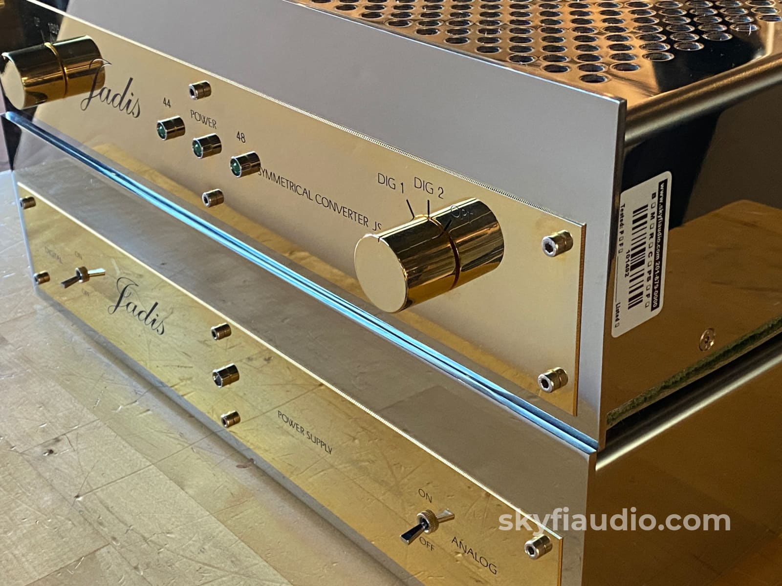 Jadis Js1 Dual Chassis Tube Dac With Power Supply - Made In France Cd + Digital
