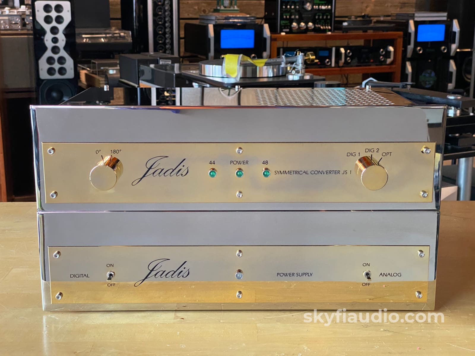 Jadis Js1 Mki Dual Chassis Tube Dac With Power Supply - Made In France Cd + Digital