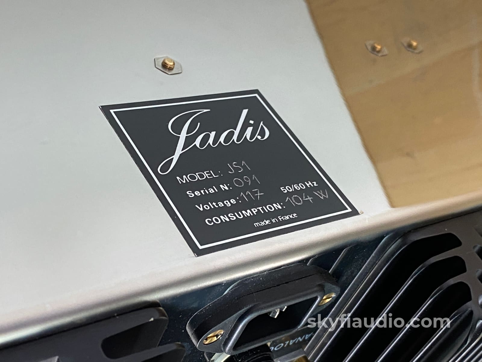 Jadis Js1 Mki Dual Chassis Tube Dac With Power Supply - Made In France Cd + Digital