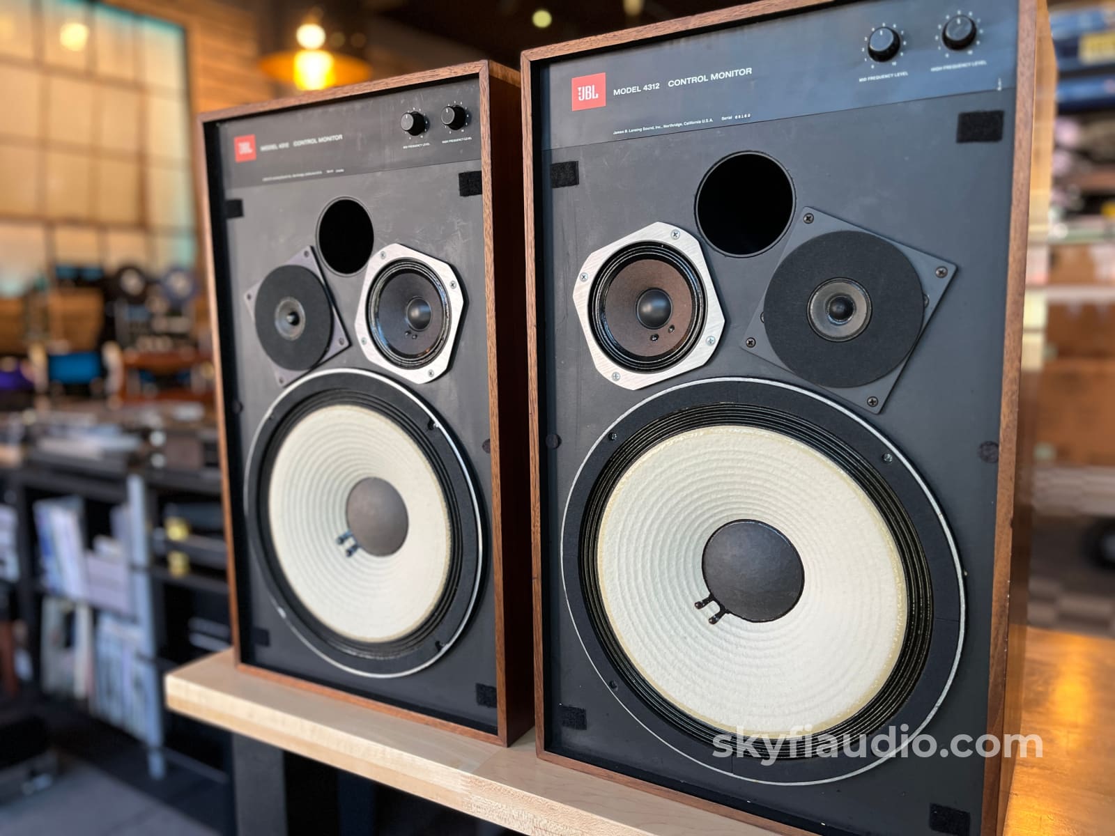 JBL 4312 Vintage Speakers - Serviced w/Restored Cabinets