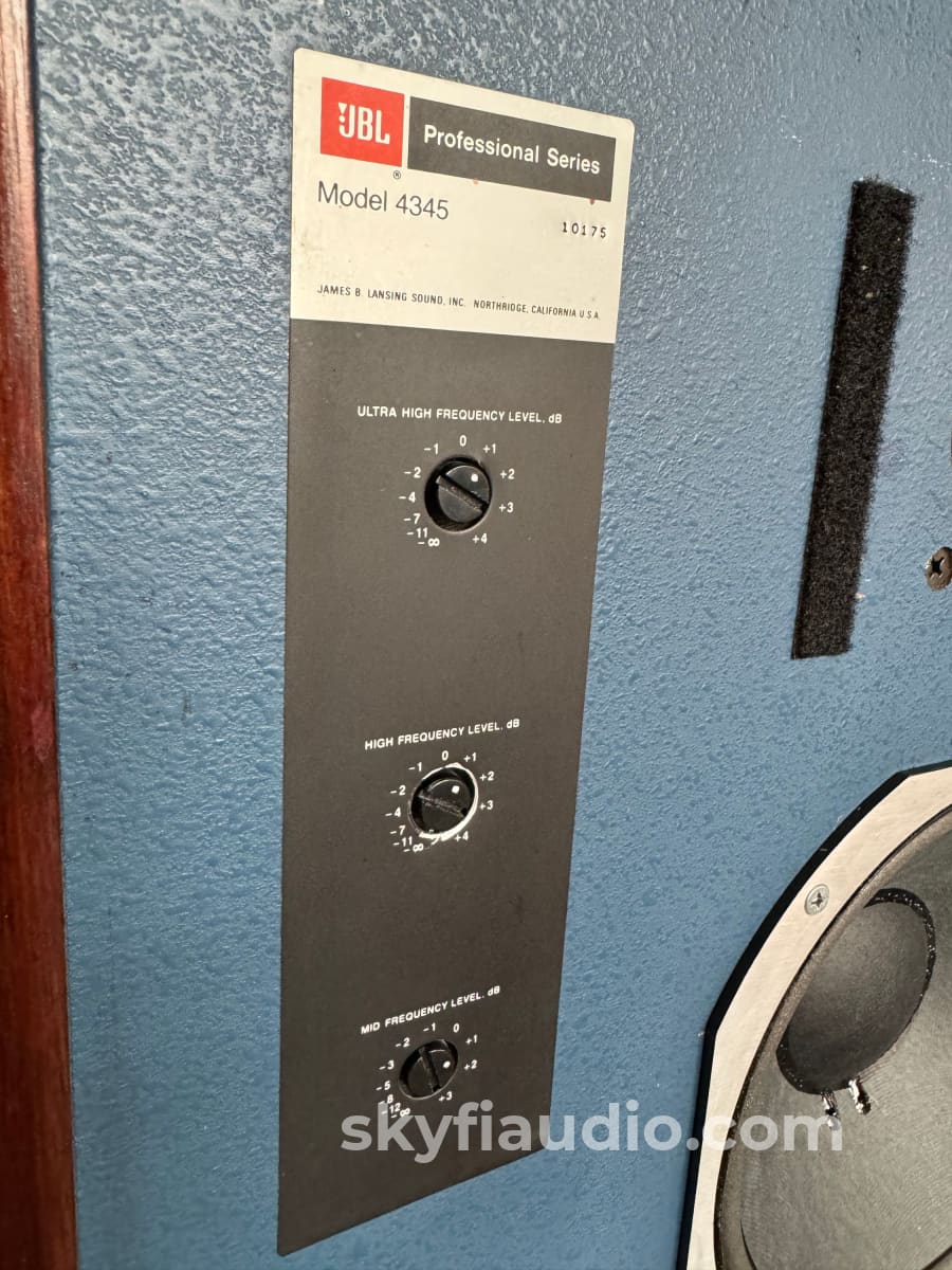 JBL 4345 Vintage Studio Monitors - WOW!