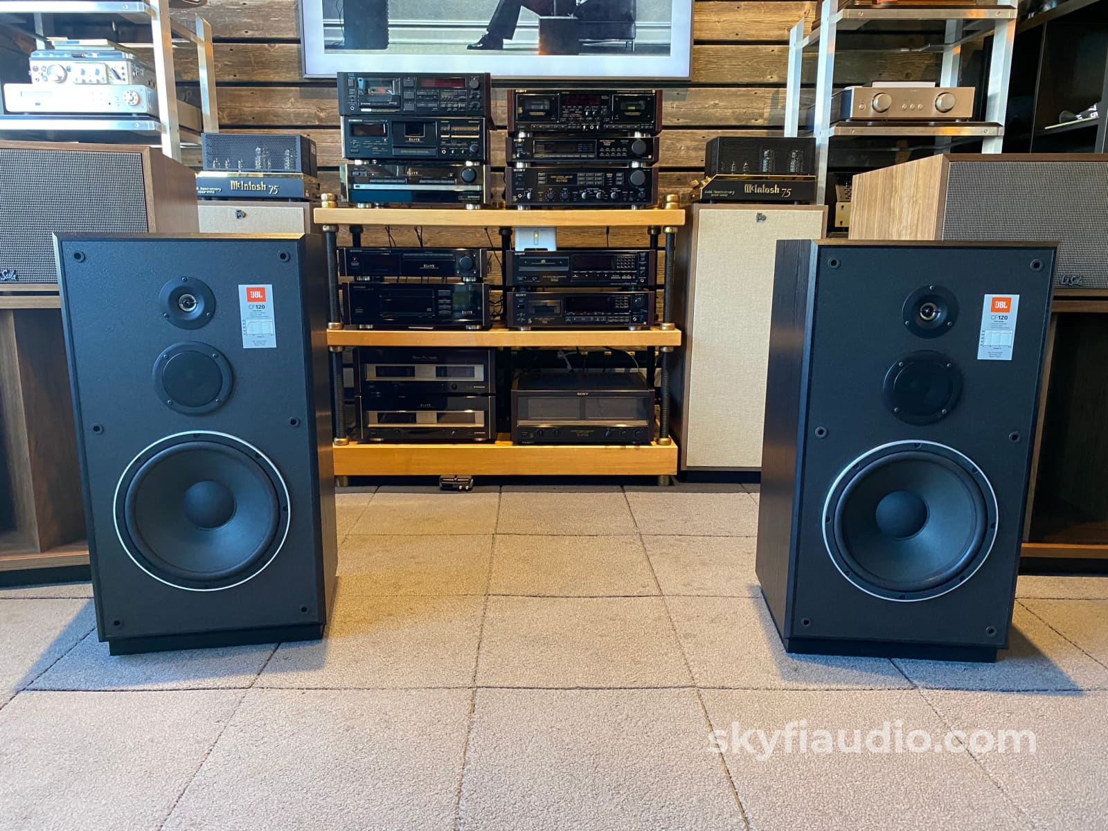 JBL CF120 Vintage 3-way Floorstanding Speakers, Survivors