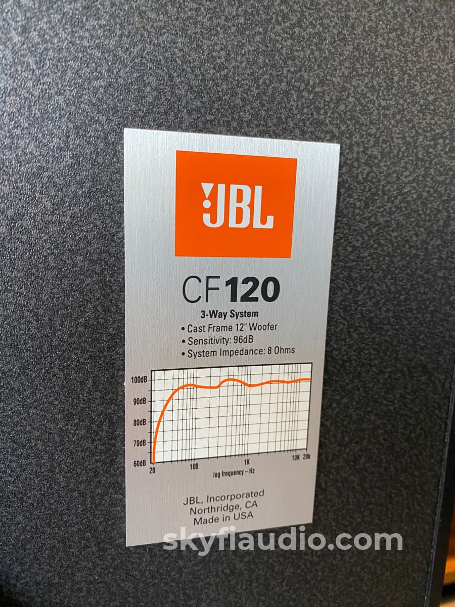 JBL CF120 Vintage 3-way Floorstanding Speakers, Survivors