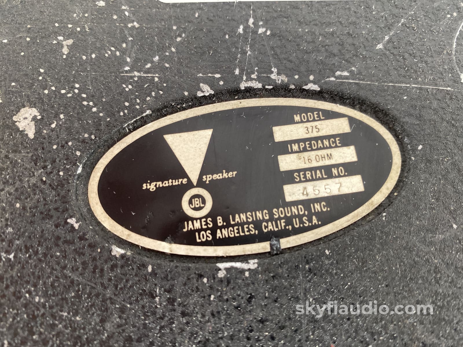 Jbl James B. Lansing 375 Horn Compression Drivers Super Rare Speakers