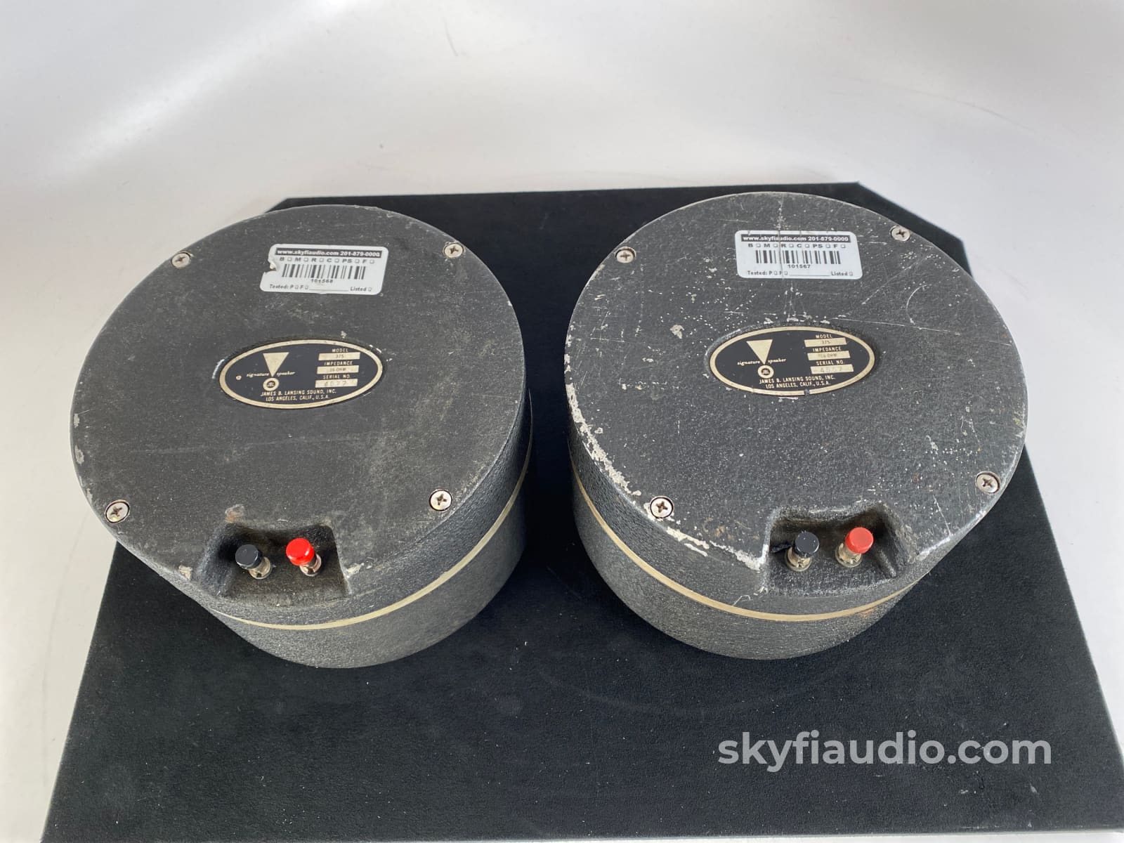 Jbl James B. Lansing 375 Horn Compression Drivers Super Rare Speakers