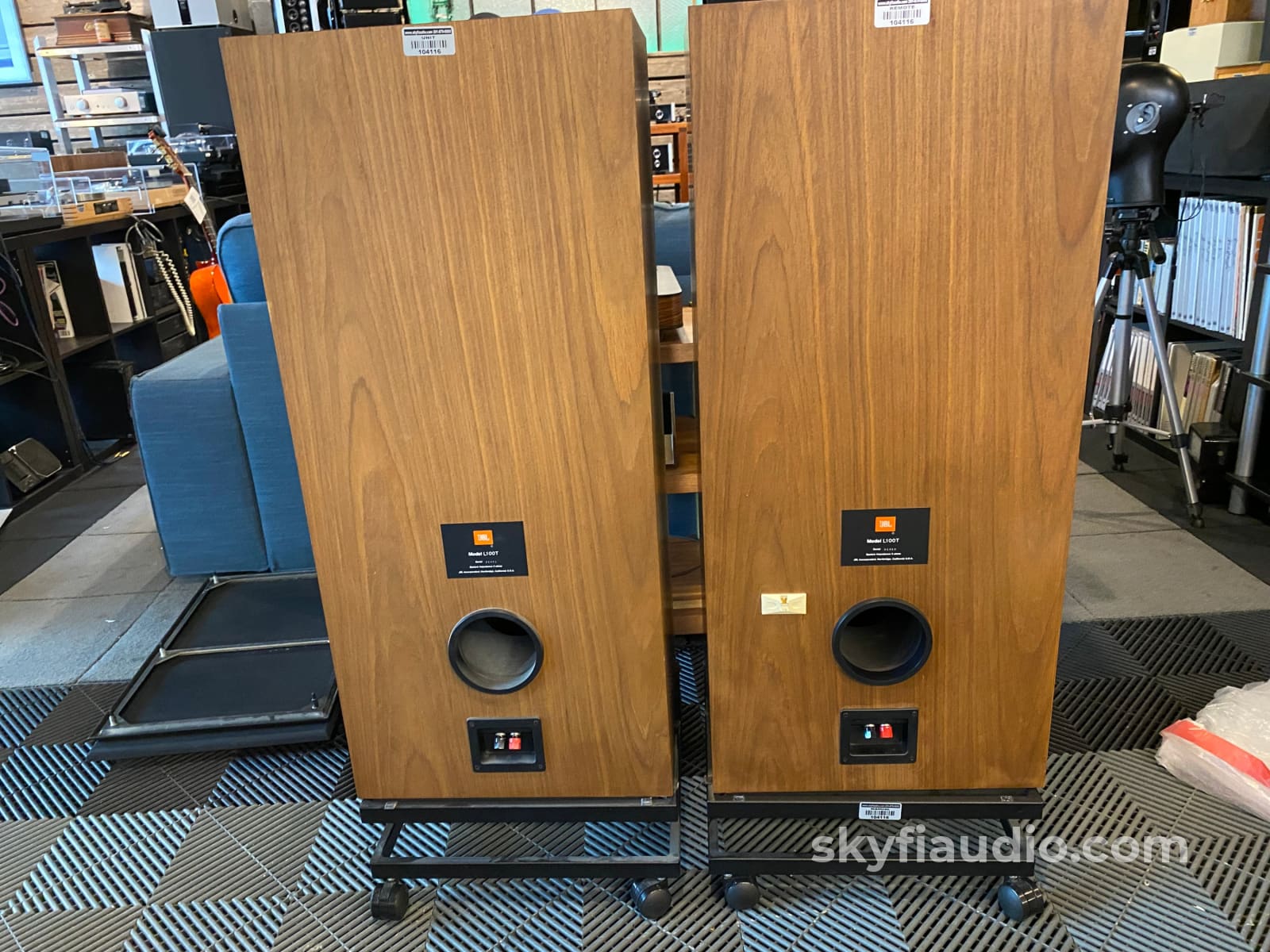 Jbl L100T Vintage Floor Standing Speakers - Super Clean And Restored