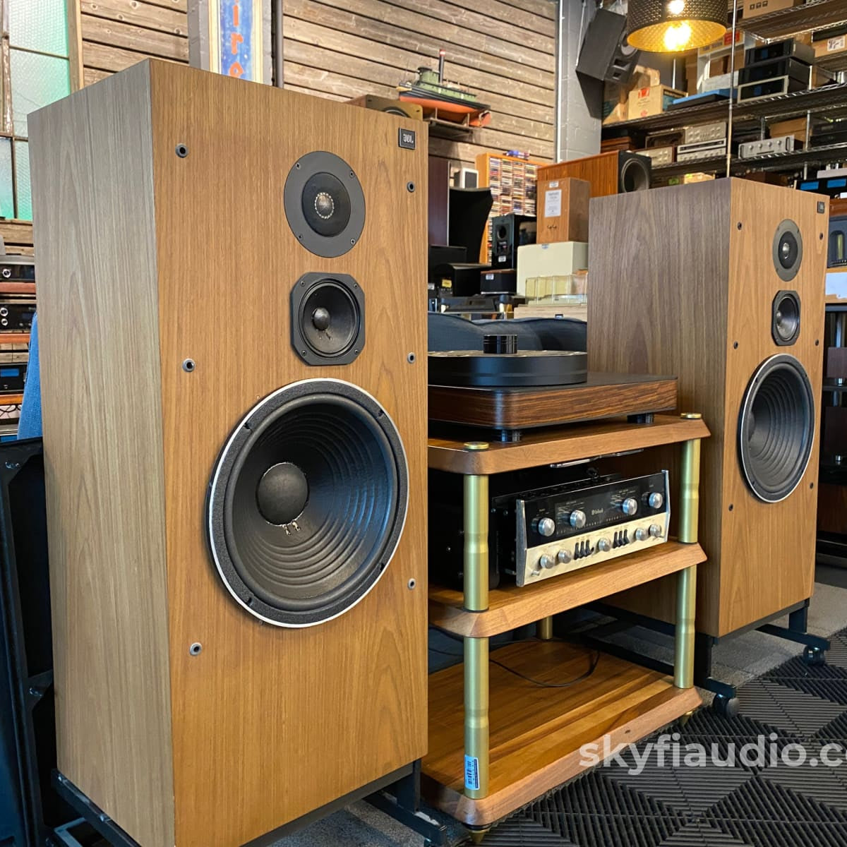 JBL L100T Vintage Speakers - Clean and Restored