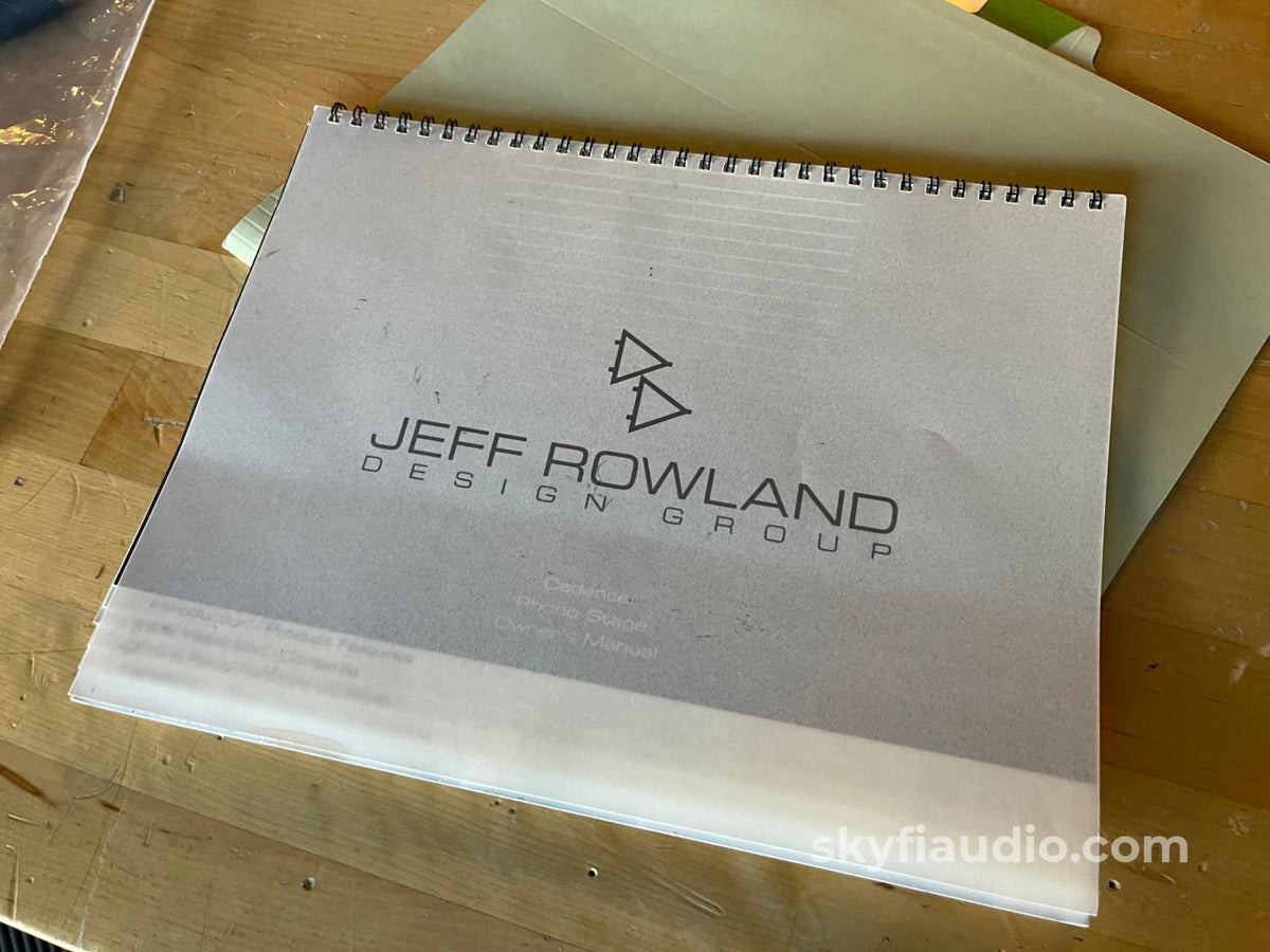Jeff Rowland Phono Preamplifier - W/ Rare power supply Preamplifier