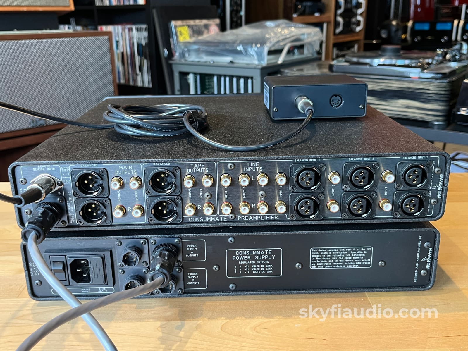 Jeff Rowland Consummate Two Piece Preamplifier - Flagship - Preamplifier