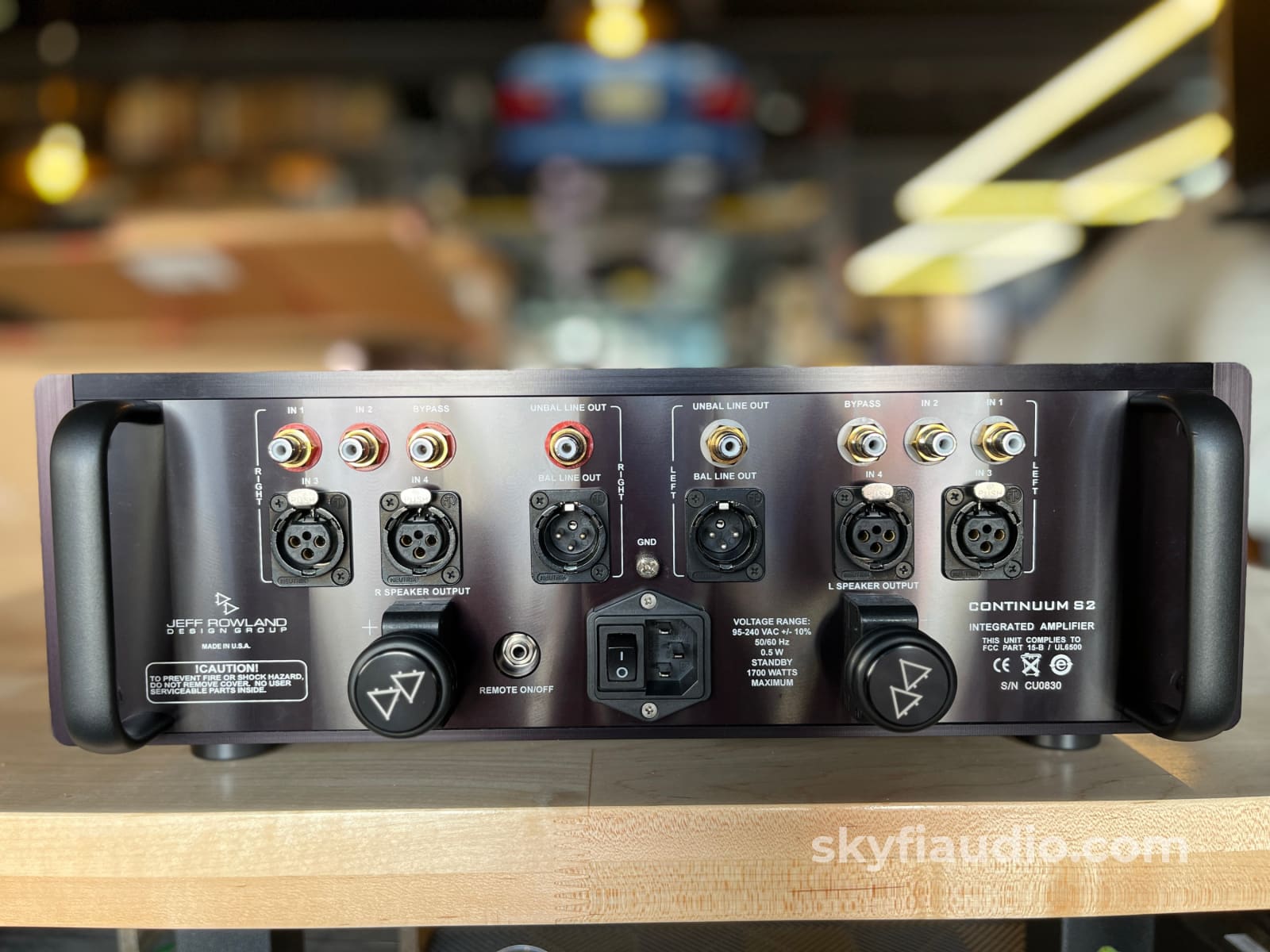 Jeff Rowland Continuum S2 Integrated Amplifier w/ MC Phono Module Integrated Amplifier
