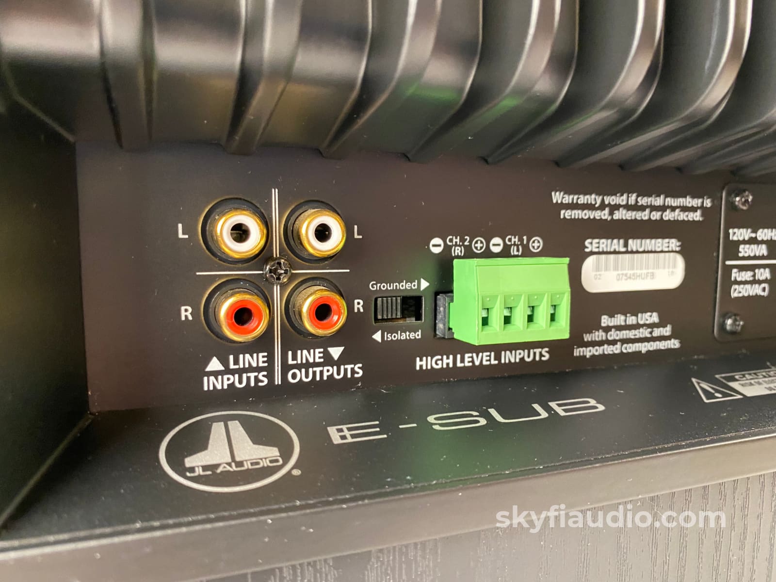 Jl Audio E-Sub E110 - Cnets Best Small Powered Subwoofer 1200W Active Warranty (2023) Speakers