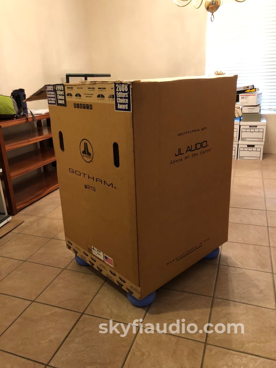 Jl Audio Gotham Reference Subwoofer In Original Crate (2 Of 2) Speakers