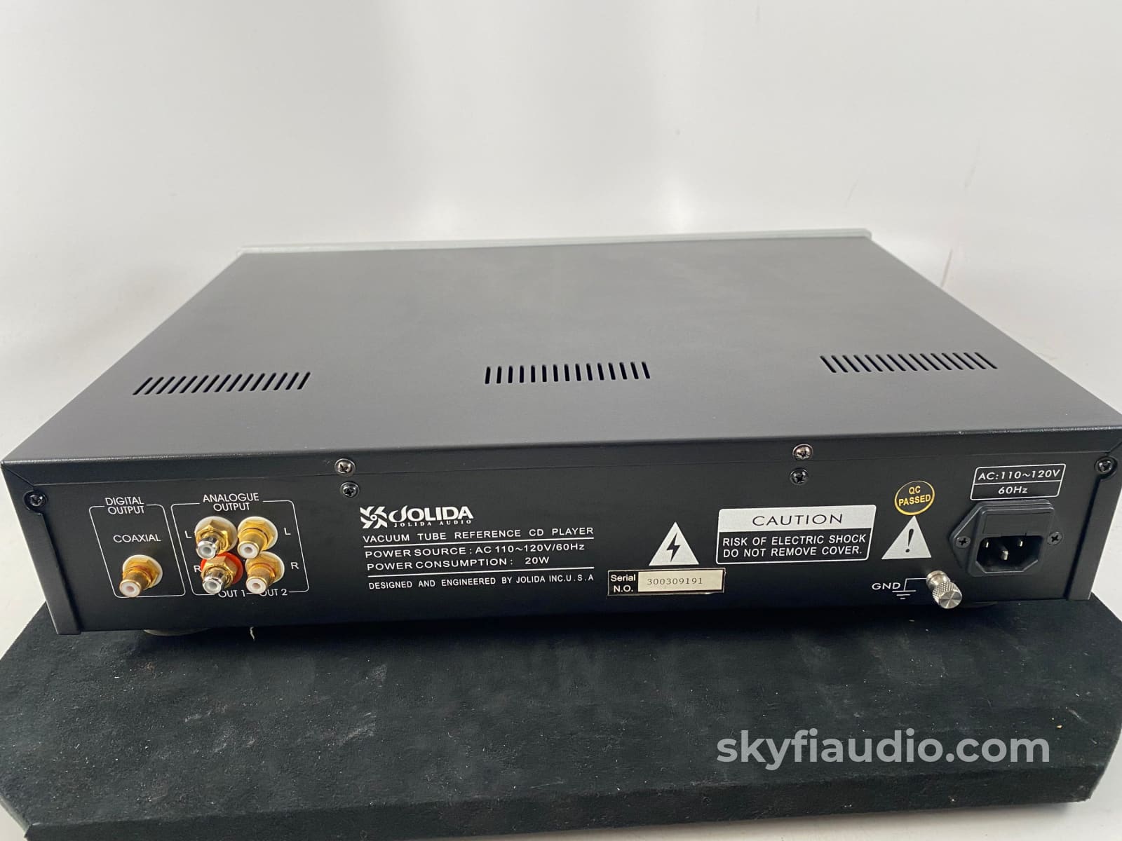 Jolida Jd100A Tube Cd Player With Remote And Manual 24/96 Burr-Brown Dac + Digital