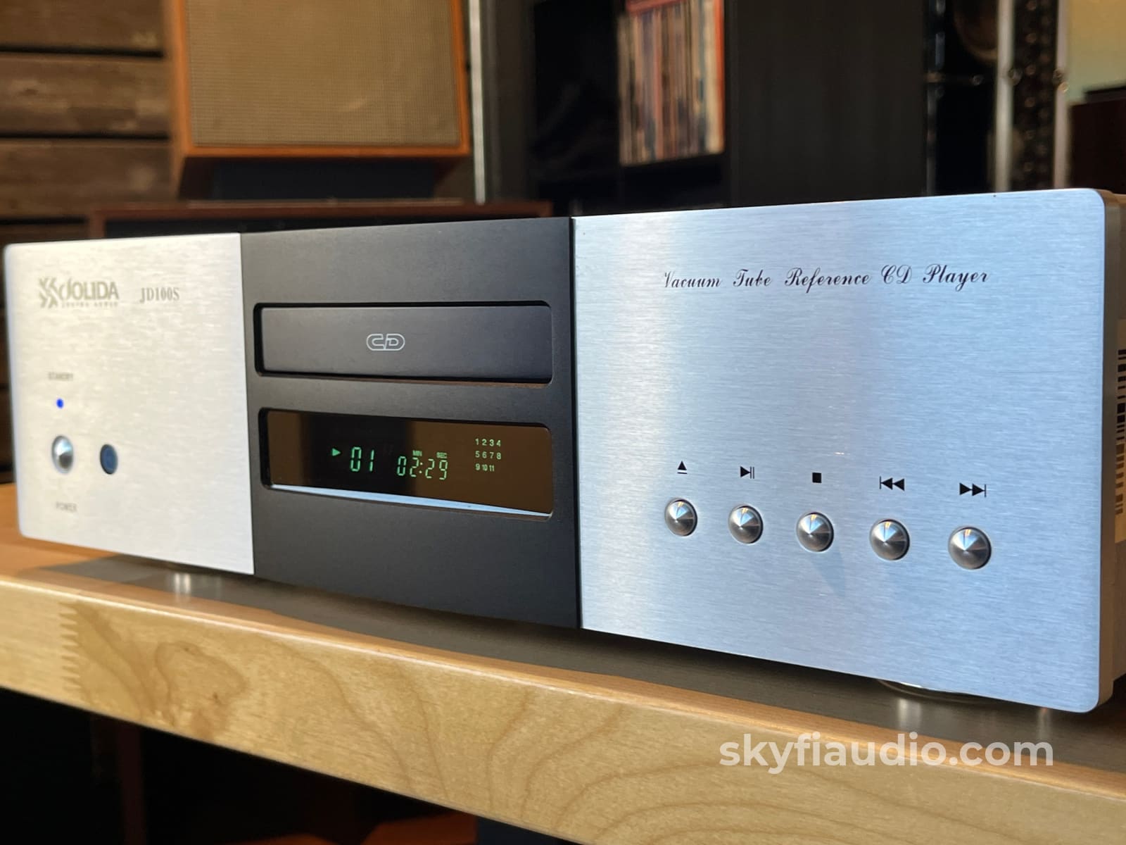 Jolida JD100S Tube CD player - W/ Vintage Amperex and Sylvania Tubes - CD + Digital