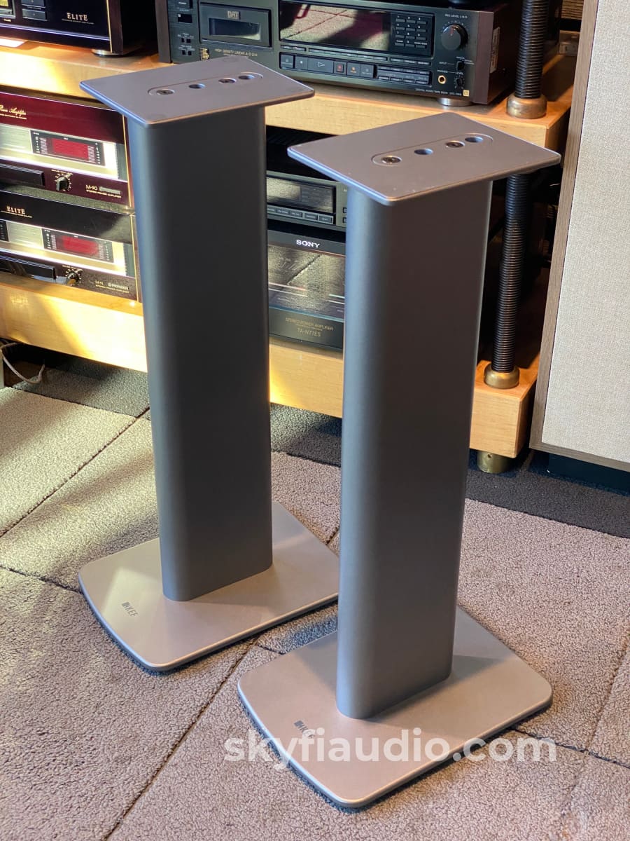 Kef Ls50 Wireless Speakers (V1) With Matching Stands - Latest Software