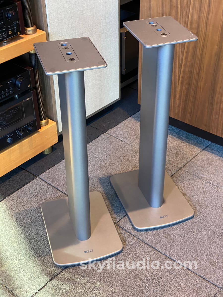 Kef Ls50 Wireless Speakers (V1) With Matching Stands - Latest Software