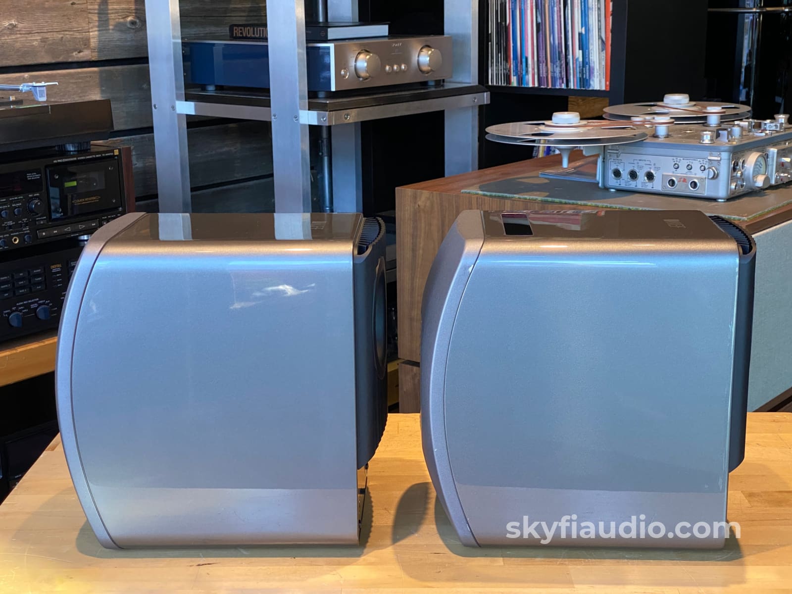 KEF LS50 Wireless Speakers (v1) with Matching Stands - Latest Software