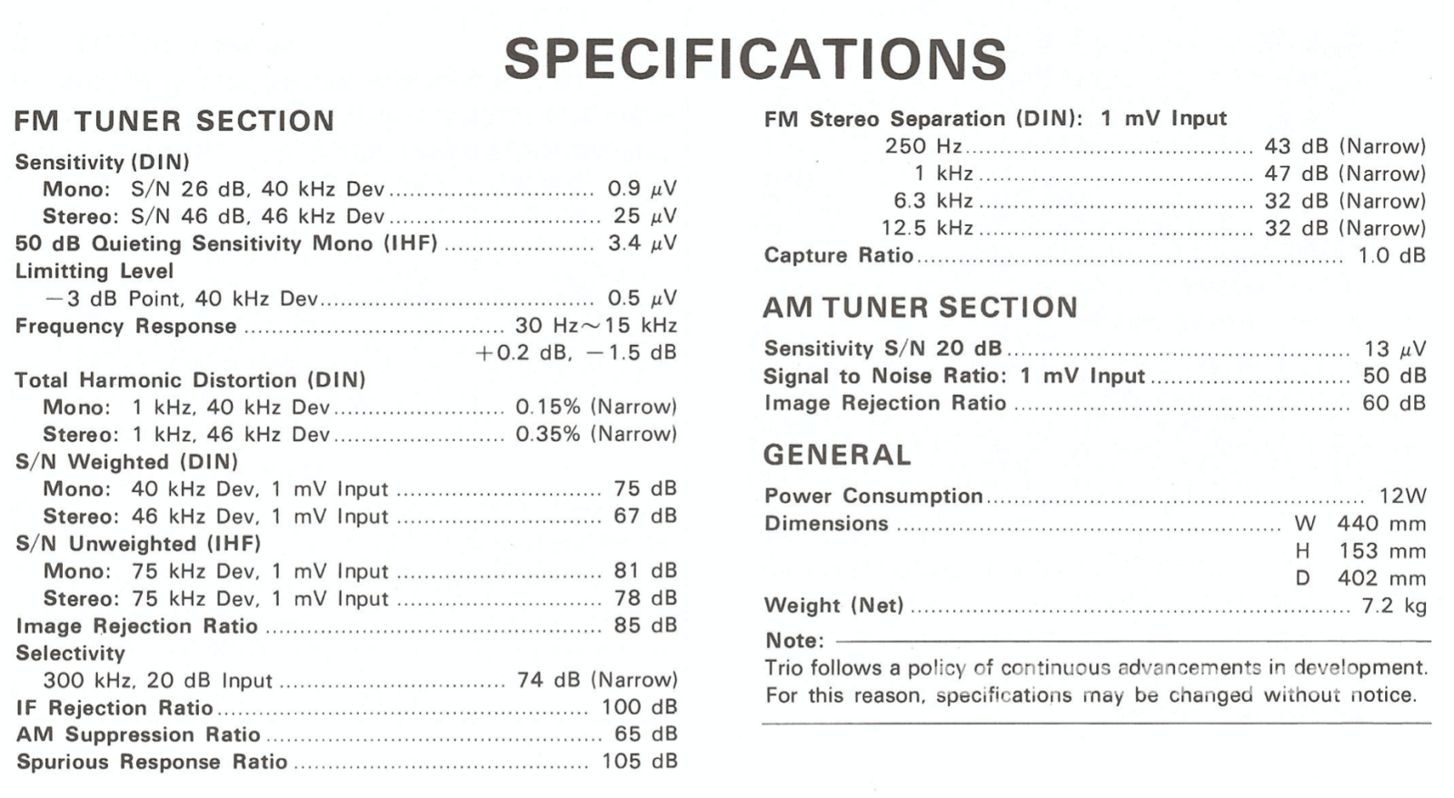 Kenwood Ka-701 And Kt-615 - Integrated Amp Tuner Set Amplifier