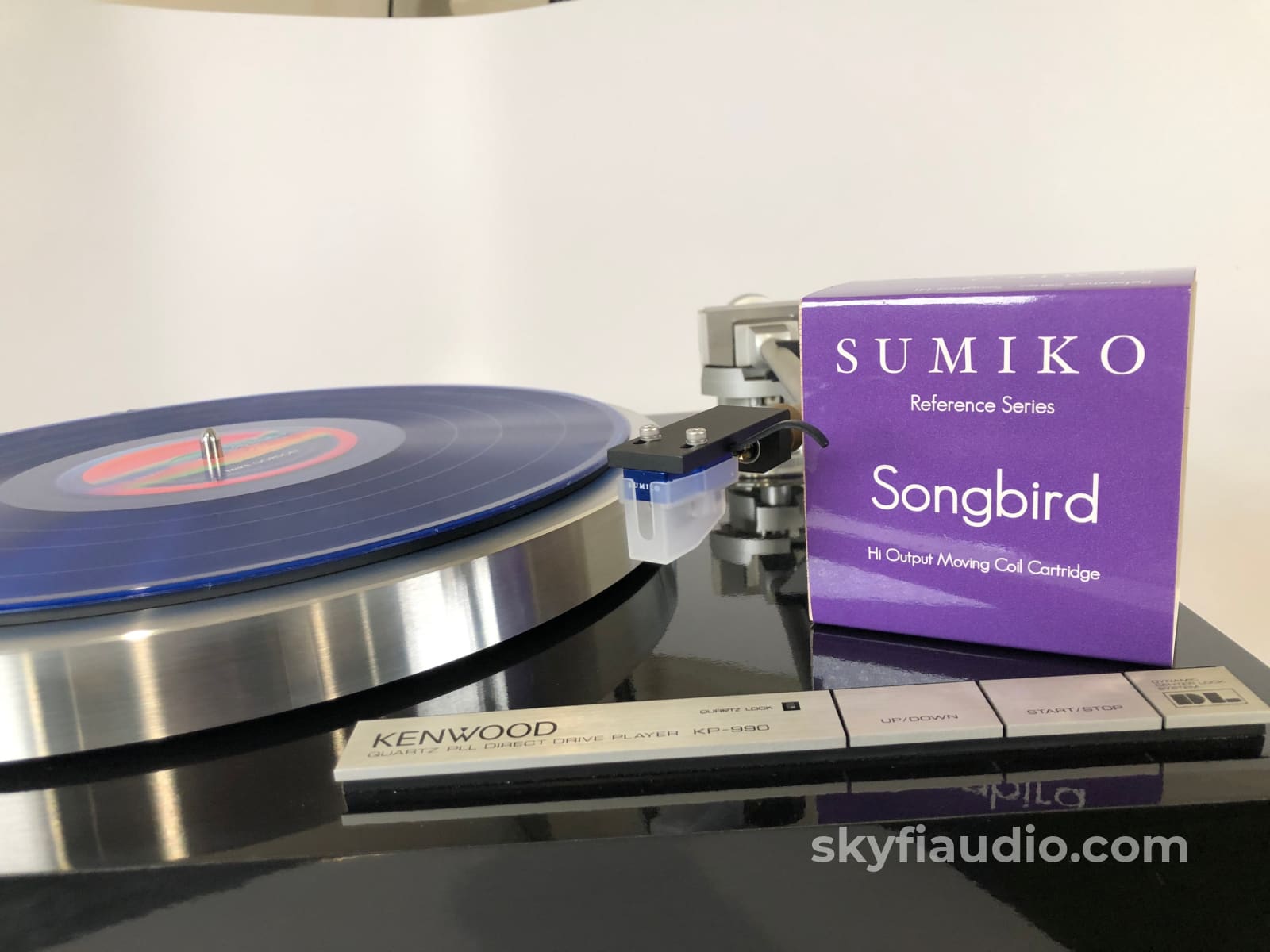 Kenwood KP-990 Turntable with New Sumiko Songbird Cartridge