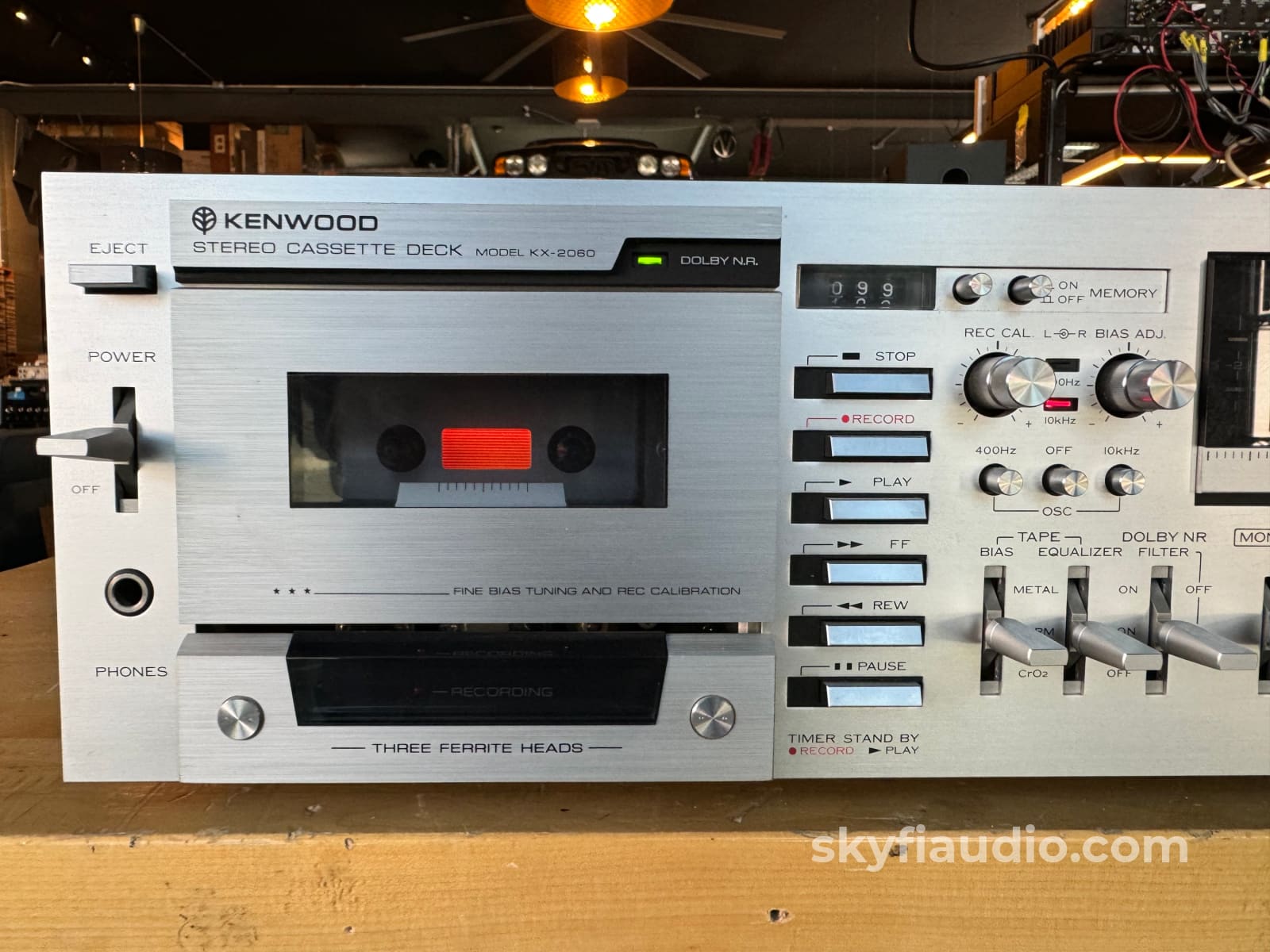 Kenwood KX-2060 3-Head Cassette Deck, Serviced