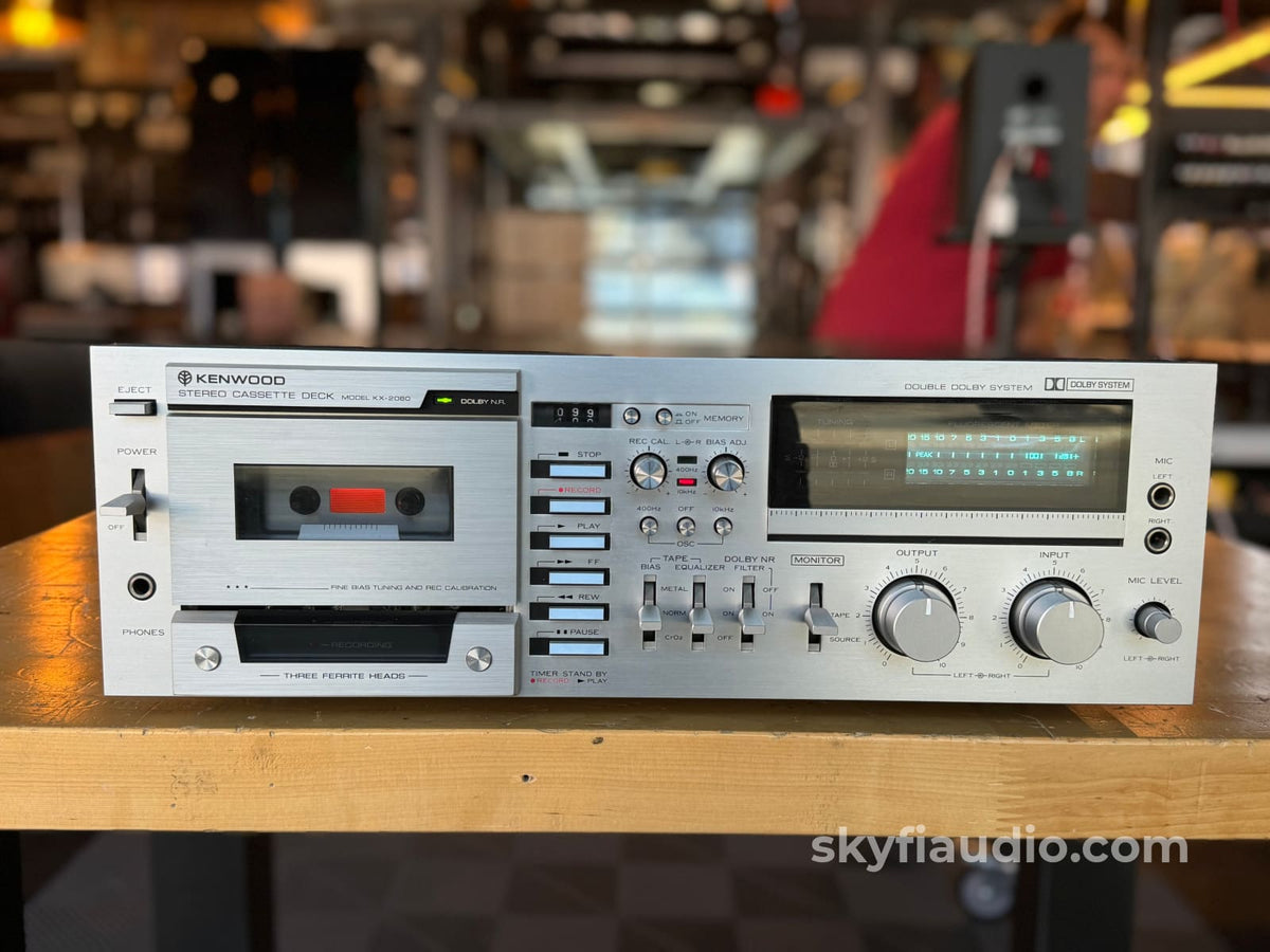 Kenwood Kx-2060 Cassette Deck Serviced Tape