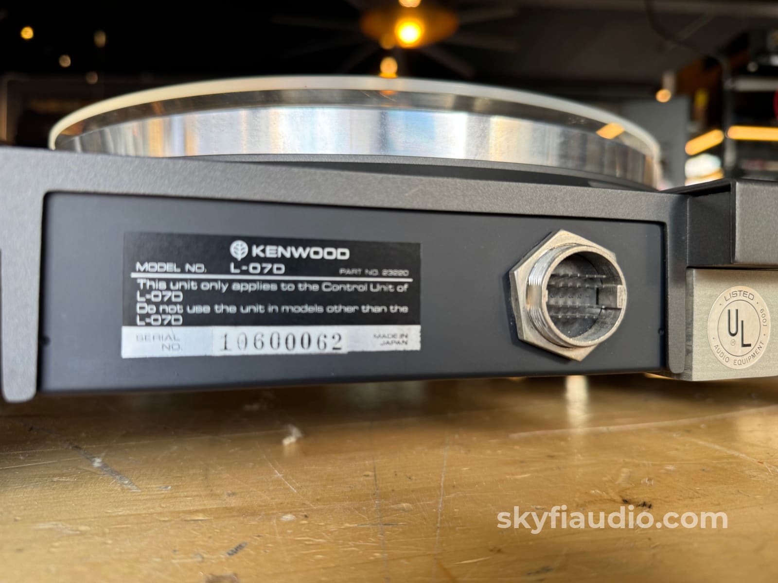 Kenwood L-07D Turntable - Rare and Serviced Turntable