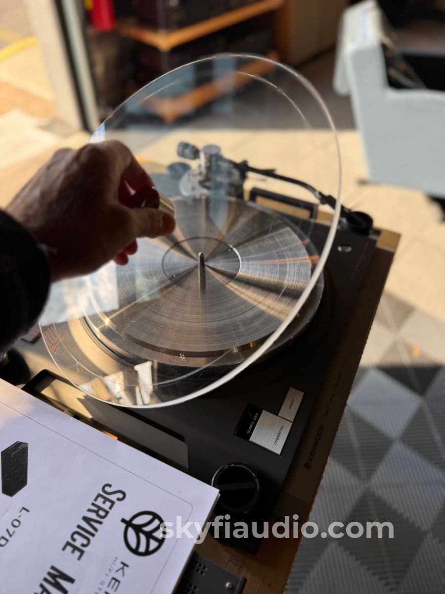 Kenwood L-07D Turntable - Rare and Serviced