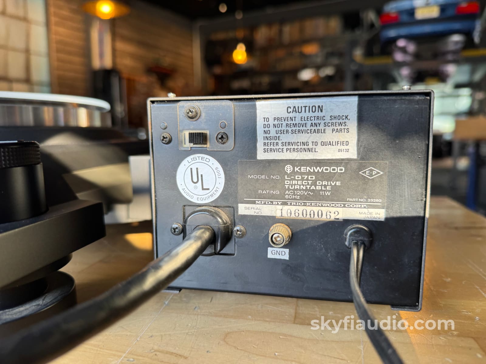 Kenwood L-07D Turntable - Rare and Serviced Turntable